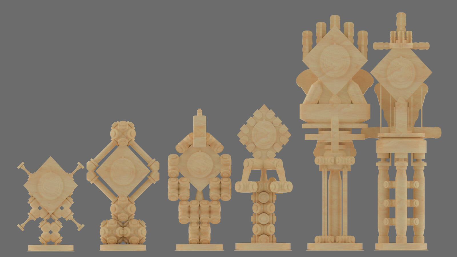 Creating Forms - White Pieces